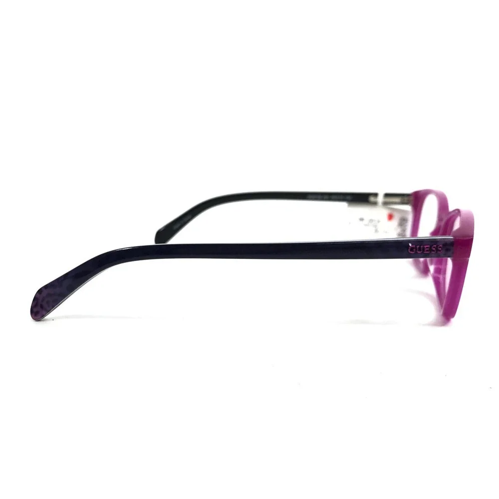 Guess Kids Eyeglasses Frame GU9158 081 Shiny Violet Rectangle Full Rim 46-15-130